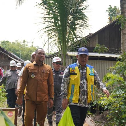 MONITORING KEPALA BALAI WILAYAH SUNGAI KALIMANTAN III PROV KALSEL DI DESA BAWAHAN SEBERANG